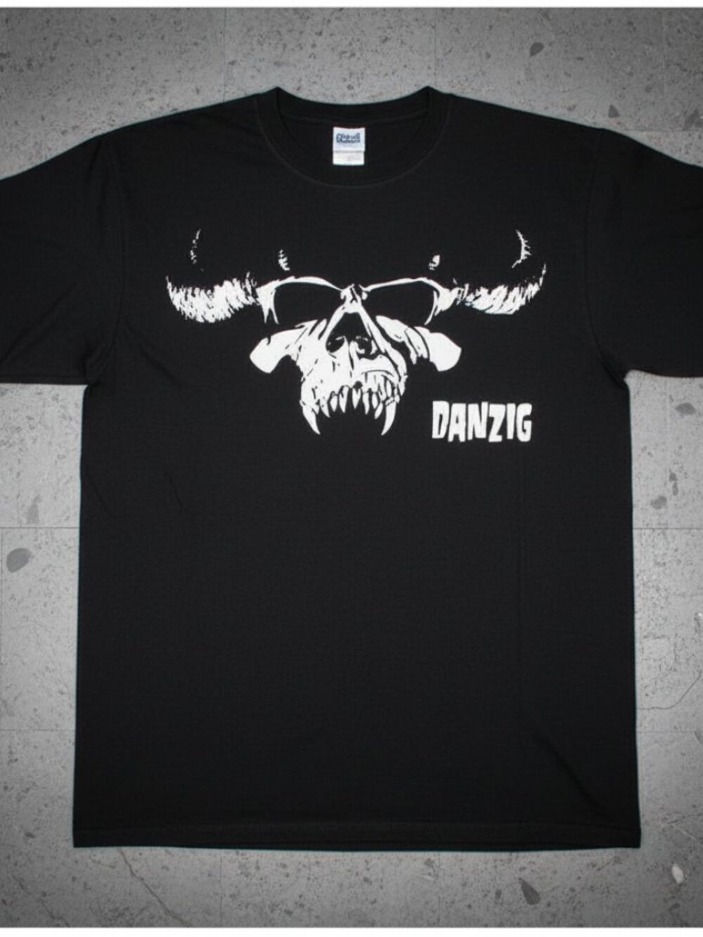 Vintage Danzig Skull Graphic T-Shirt | Heavy Metal Punk Rock Band Tee